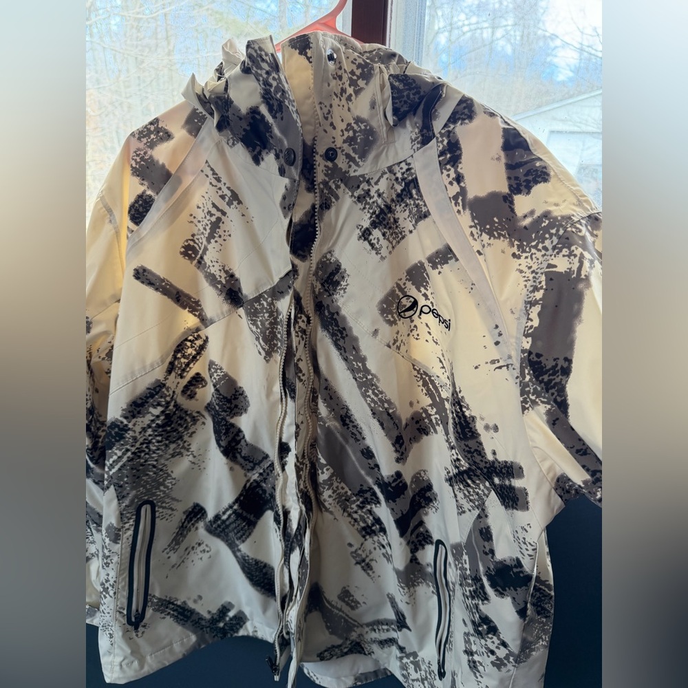 Columbia Cream and Blue Interchange Jacket